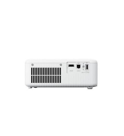 Epson CO-FH01 projector with 3000 lumens displaying a bright image on a wall, ideal for home cinema and electronic entertainment.