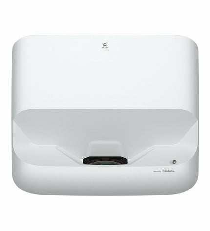 Epson V11HB07040 3600 ANSI 4K Ultra HD projector displaying vibrant images on a home theater screen.