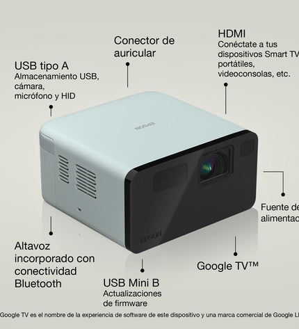 Epson V11HB35340 Full HD LCD projector displaying bright, clear images for home theater and video entertainment.