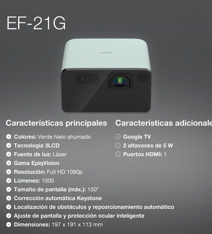 Epson V11HB35340 Full HD LCD projector displaying a bright image on a screen for home theater setup.