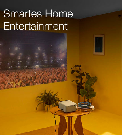 Epson V11HB35340 Full HD LCD projector displaying a vibrant image, perfect for home theater and video entertainment.