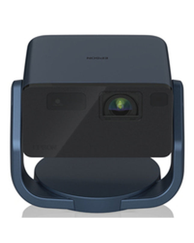 Epson Full HD projector V11HB38440 displaying vibrant images on a home theater screen in a dark room