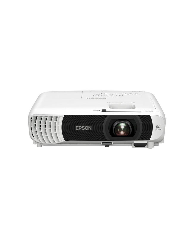 Epson V11HB54040 Full HD LCD projector displaying a vibrant image with 3600 lumens and 1920x1080 resolution.