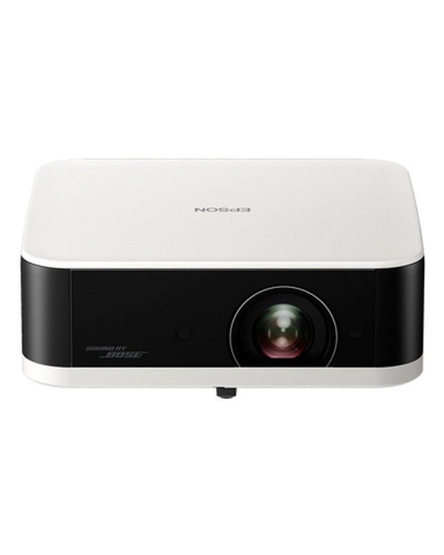 Epson projector V11HB72040 displaying a 1920x1080 HD video, ideal for home theater and TV entertainment in electronics and video setup