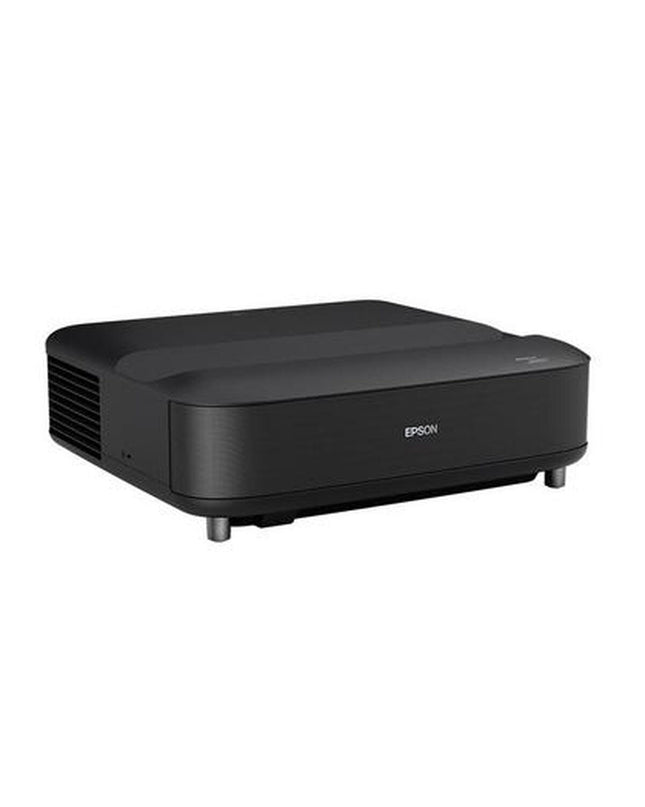 Epson projector V11HB82140 for home theater and electronics, showing front view with lens and control panel.