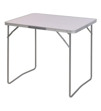Aluminium folding table for camping and outdoor activities, 80x60x69 cm, by BigBuy Outdoor, with a sturdy surface and lightweight design.