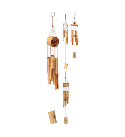 Decoris Carillon Decoris Bamboe outdoor garden decoration, 10x77 cm, featuring bamboo design for outdoor decor.