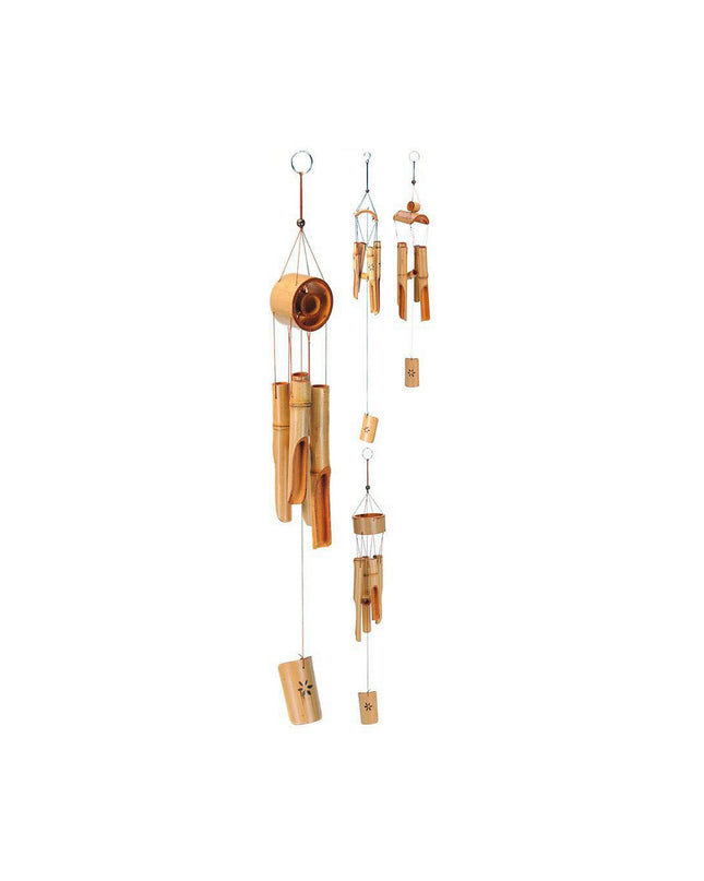 Decoris Carillon Decoris Bamboe outdoor garden decoration, 10x77 cm, featuring bamboo design for outdoor decor.