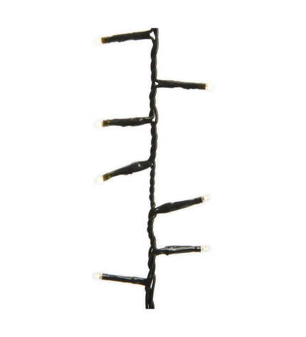 Lumineo 14 to 16 meter LED outdoor string light chain, decorative garden lighting for outdoor spaces.