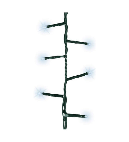 Luminoo white 14m LED string light for outdoor garden decoration, featuring 16 meters of warm white LED lights.