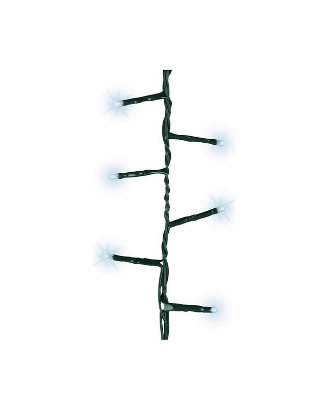 Luminoo white 14m LED string light for outdoor garden decoration, featuring 16 meters of warm white LED lights.