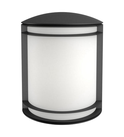 Philips outdoor garden decorative lamp with black finish, 6W, 4000K, 600lm, 8.9x26.9x19.9 cm, 230V outdoor lighting.