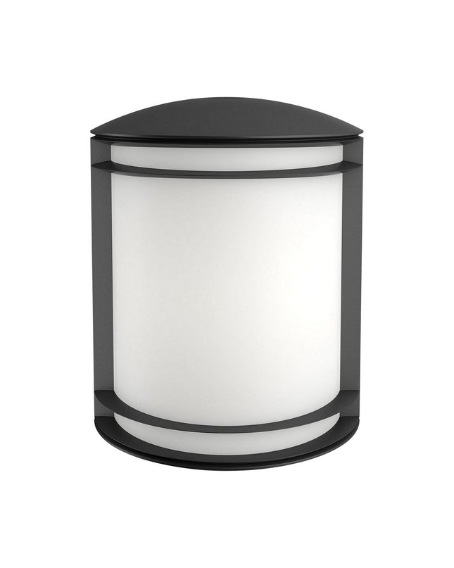 Philips outdoor garden decorative lamp with black finish, 6W, 4000K, 600lm, 8.9x26.9x19.9 cm, 230V outdoor lighting.