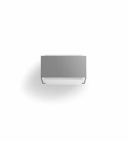 Philips outdoor garden wall lamp in gray aluminum with 42W E27 bulb, modern exterior lighting for outdoor decor.