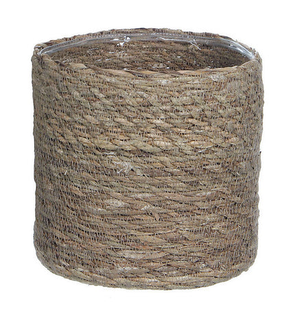 Mica Decorations Atlantic Bruin woven storage basket 20x20 cm for home organization and kitchen use.
