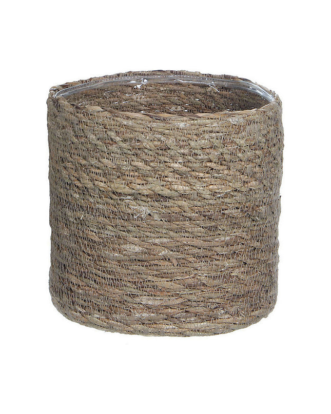 Mica Decorations Atlantic Bruin woven storage basket 20x20 cm for home organization and kitchen use.