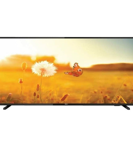 Philips 32-inch HD LED TV showing a sleek screen with a modern black frame, ideal for home entertainment.