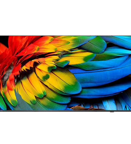 Philips 43-inch 4K Ultra HD LED Smart TV showing a vibrant screen with modern TV interface and slim black bezel.