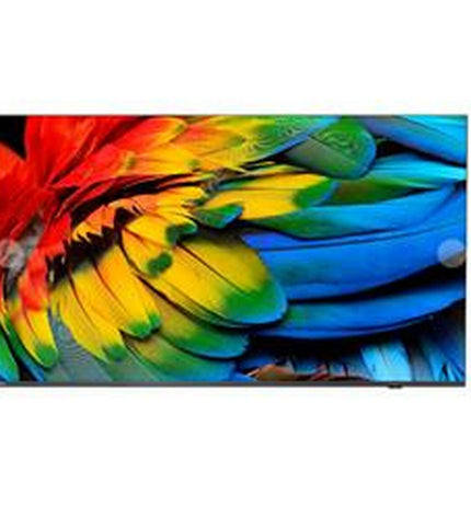 Philips 58-inch Smart TV with sleek black bezel and screen displaying vibrant colorful images, ideal for home entertainment.