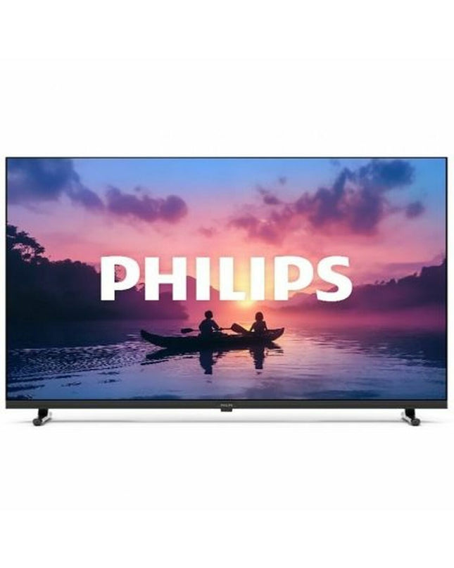 Philips 32-inch Smart TV with Full HD LED screen, HDR, and slim design, ideal for home entertainment and viewing experience.