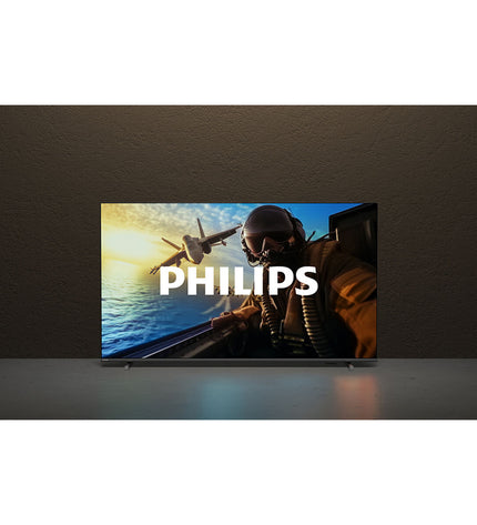 Philips 75-inch 4K Ultra HD LED Smart TV with HDR, modern electronic TV ideal for home entertainment and home theater.