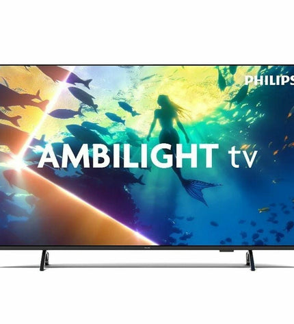 Philips 43PUS8010/12 43-inch 4K Ultra HD LED Smart TV with HDR, slim design, and vibrant display for home entertainment.
