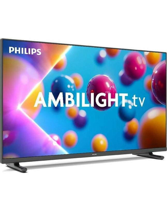 Philips 32-inch Full HD LED Smart TV with HDR, sleek screen displaying vibrant images, modern electronic home entertainment device