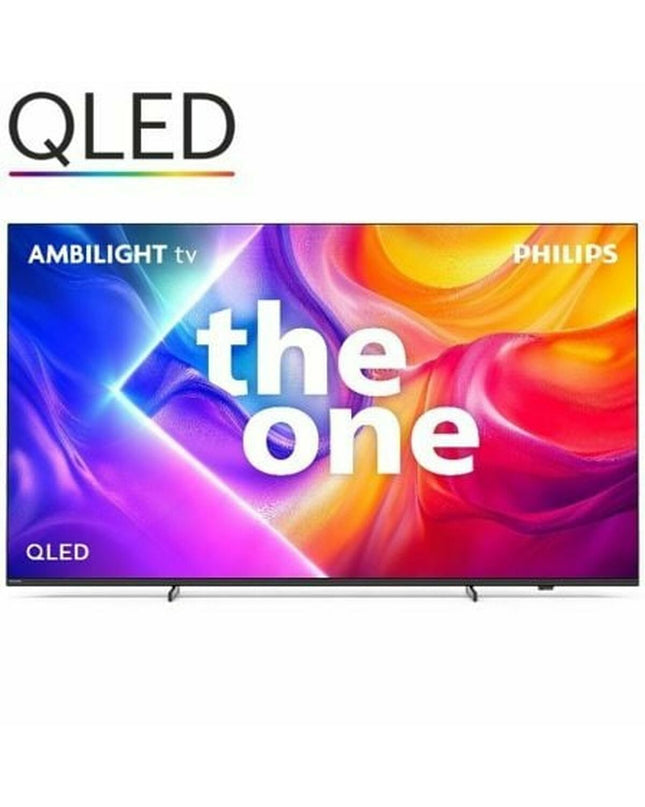 Philips 85PUS9010/12 4K Ultra HD Smart TV with slim bezel and large 85-inch screen, perfect for home theater setup.