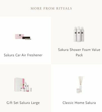 Rituals THE RITUAL OF SAKURA scent refill for air freshener, 3g, with pink floral packaging for home decor and air freshening.