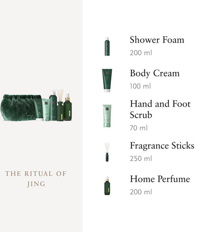 Rituals THE RITUAL OF JING air freshener for home and kitchen decor, featuring elegant packaging and scent diffuser design.