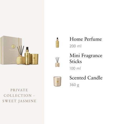 Rituals PRIVATE COLLECTION air freshener for home and kitchen, elegant bottle with floral design, part of Rituals home decor collection.