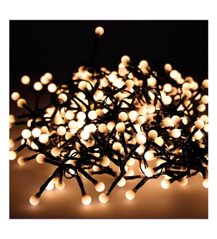 Lumineo Cherry Compact LED outdoor string light with 14 meters of warm white lights, perfect for garden outdoor decoration.