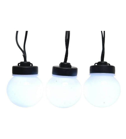 12.5-meter LED light garland for outdoor garden decor by BigBuy Christmas, featuring bright, energy-efficient LED bulbs for festive outdoor lighting.