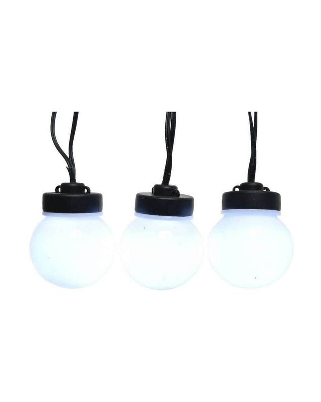 12.5-meter LED light garland for outdoor garden decor by BigBuy Christmas, featuring bright, energy-efficient LED bulbs for festive outdoor lighting.