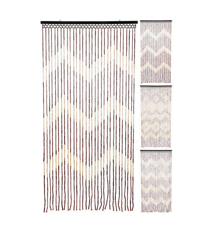 H&S Collection bamboo outdoor door curtain, 90 x 180 cm, for garden decor and outdoor privacy.