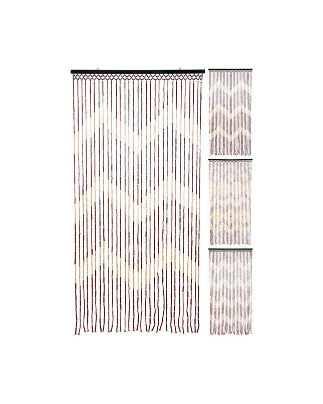 H&S Collection bamboo outdoor door curtain, 90 x 180 cm, for garden decor and outdoor privacy.
