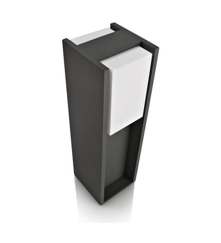 Philips antraciet aluminium LED outdoor garden lamp with 14W power and 4000K light temperature, designed for outdoor decoration.