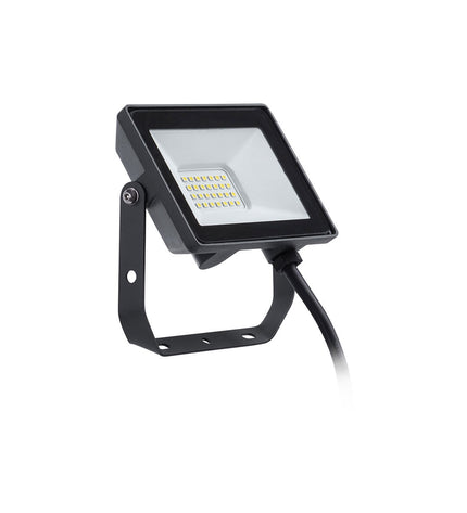 Philips 2100W black outdoor garden floodlight with 950 lumens for exterior decoration and illumination.