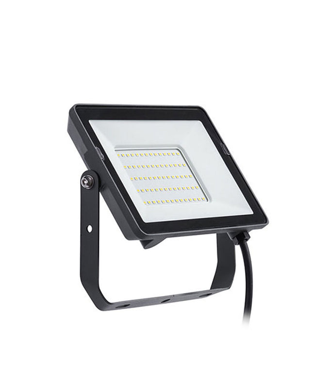 Philips 30W black outdoor garden floodlight, suitable for exterior decoration and outdoor lighting.