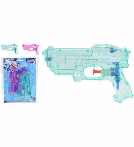 EDM Waterpistool 15 cm toy water gun in bright colors, perfect for outdoor play and water fights.