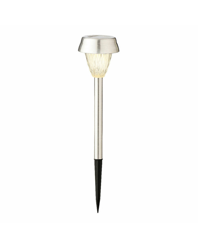 Lumineo solar garden stake lights set with four multicolour outdoor decorative torches, 24 x 8 cm for garden illumination.