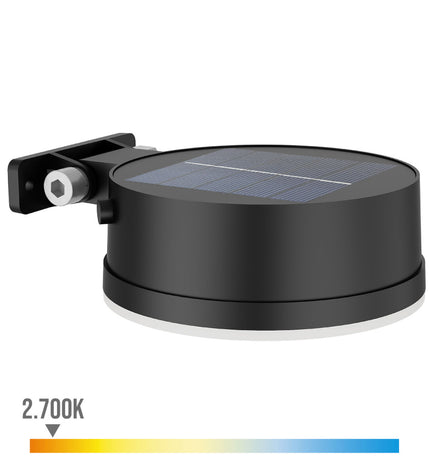 Philips outdoor garden wall lamp with 1.5W LED, 200 lumens, circular design, warm 2700K light for exterior decor