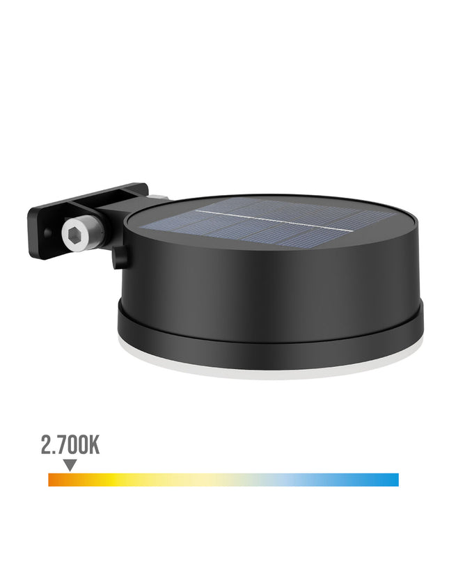 Philips outdoor garden wall lamp with 1.5W LED, 200 lumens, circular design, warm 2700K light for exterior decor
