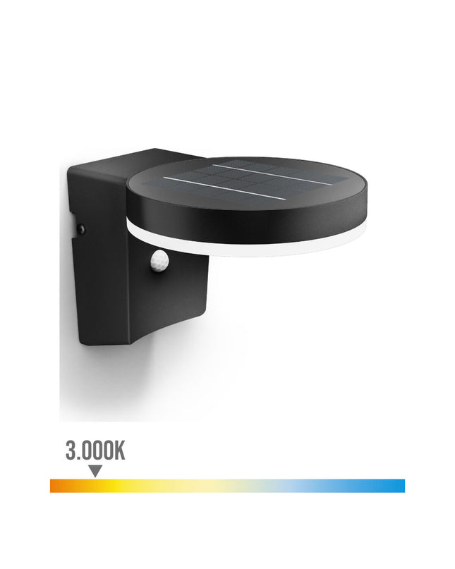 Philips outdoor garden wall lamp with 1.3W, 250 lumens, circular design, warm 3000K lighting for exterior decor.