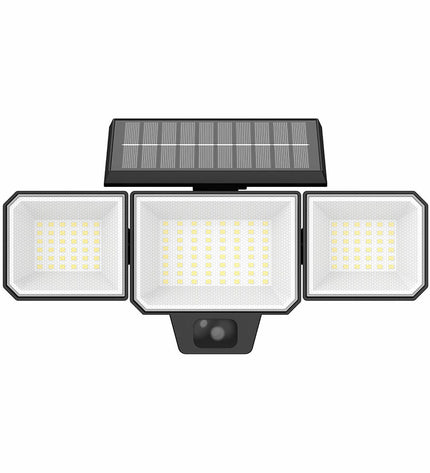 Philips solar-powered spotlight in black, 8.7W, 5000K, outdoor garden decoration, dimensions 29x11.7x16.8 cm, suitable for outdoor lighting