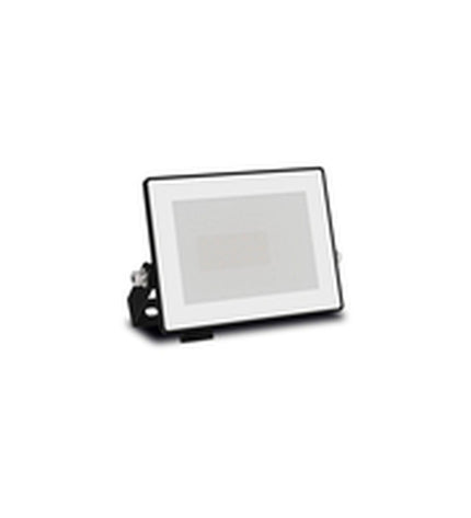 Philips black outdoor garden floodlight with 10W power and 950 lumens, outdoor decorative lighting fixture.