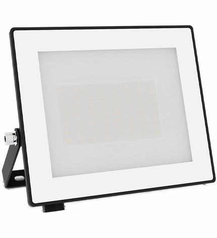 Philips black 30W outdoor garden floodlight with 5000K cool white light, suitable for outdoor decoration and landscape lighting.