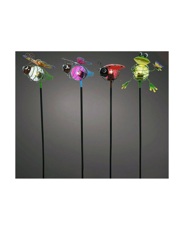 Lumineo Zonlicht Lumineo 898092 Staak dieren outdoor garden decoration, 14x10x80 cm, suitable for outdoor spaces.