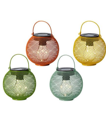 Lumineo Lantaarn Ijzer outdoor garden decorative lantern with metal design for outdoor lighting and decor.