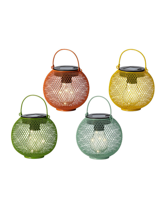 Lumineo Lantaarn Ijzer outdoor garden decorative lantern with metal design for outdoor lighting and decor.